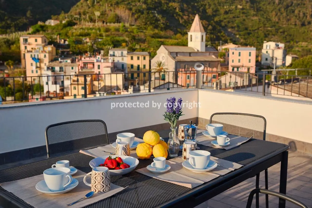 Luxury Penthouse Sea View Villa Corniglia