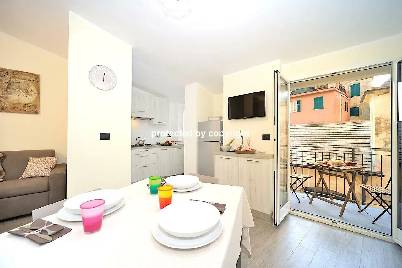 Luxury Penthouse Sea View Villa Corniglia Vakantiehuis